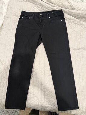 Bonobos Black Italian Brushed 5-Pocket Pants 32x28 - Slim Taper
